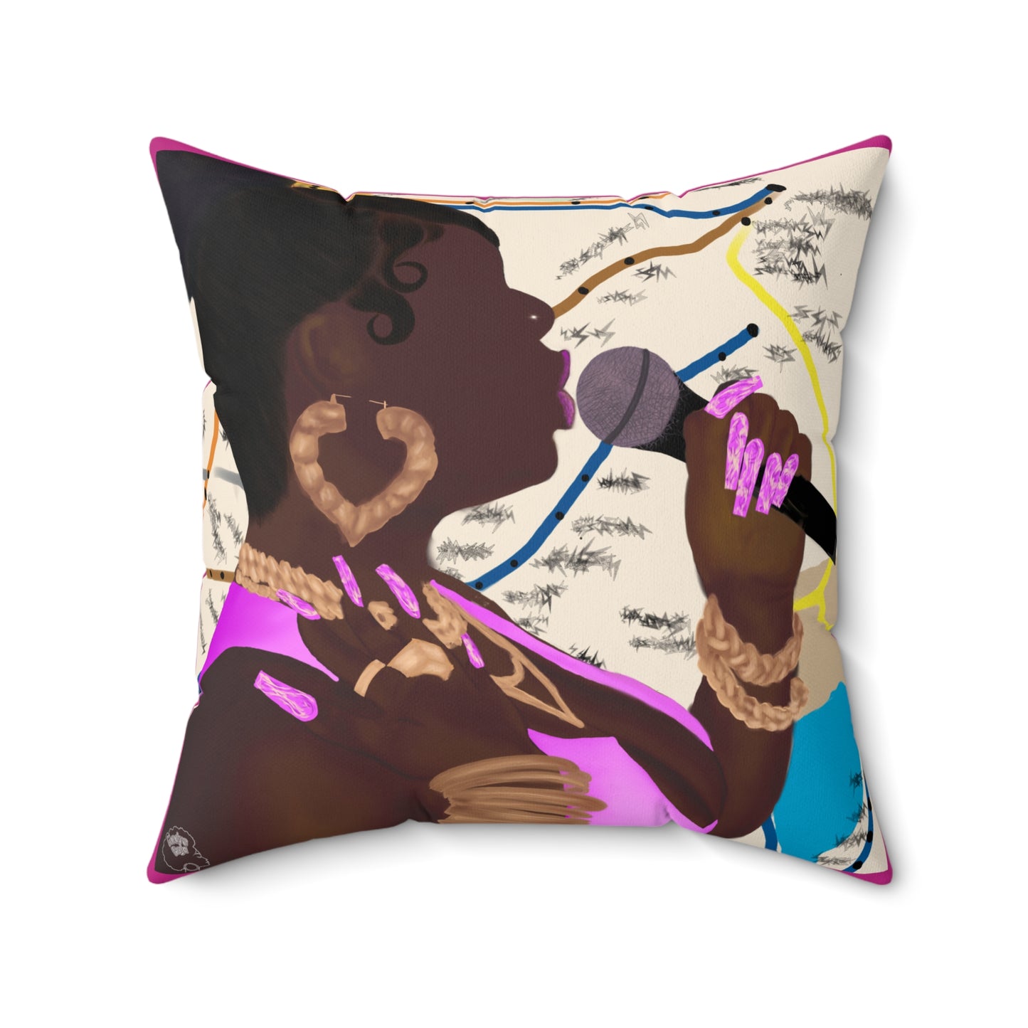 The Muse Square Pillow