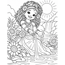 Orisha Children's Coloring Book