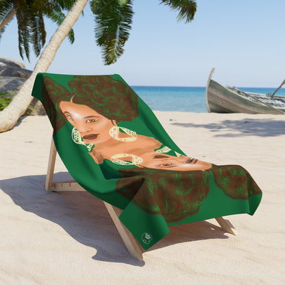 Jazzy Beach Towel