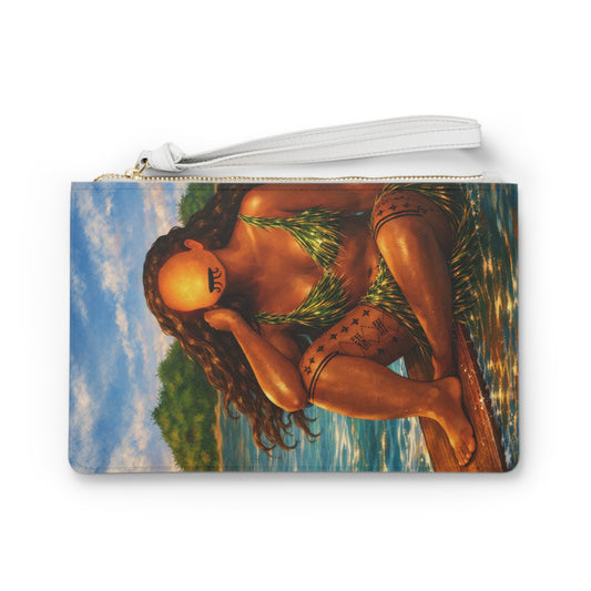 Ancestral Tides Clutch Wristlet
