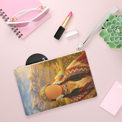 Echo of the Ancients Clutch Wristlet