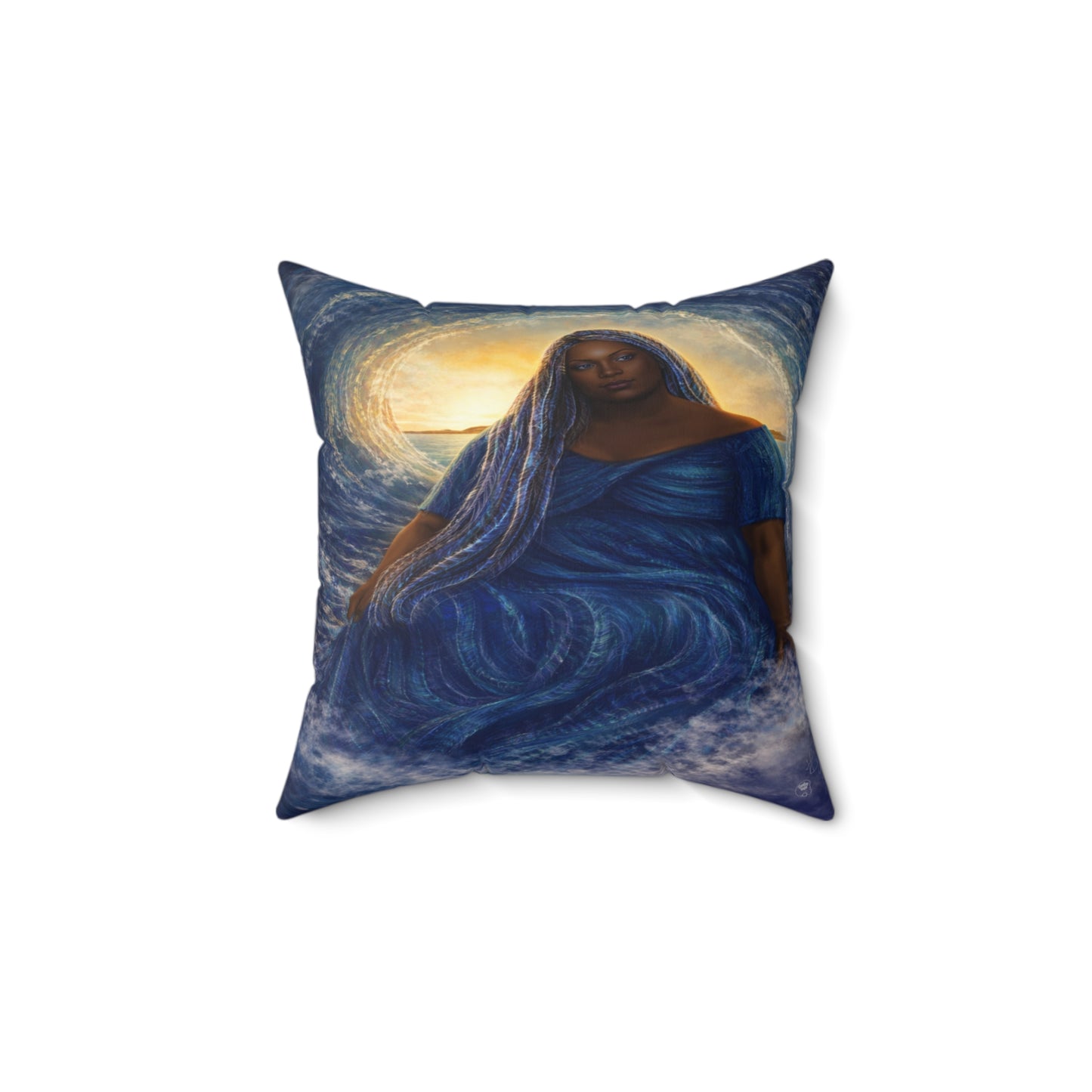Yemaya Throw Pillow