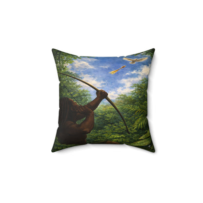 Ochosi Throw Pillow