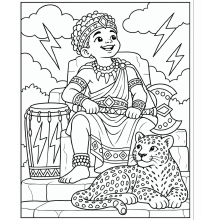 Orisha Children's Coloring Book