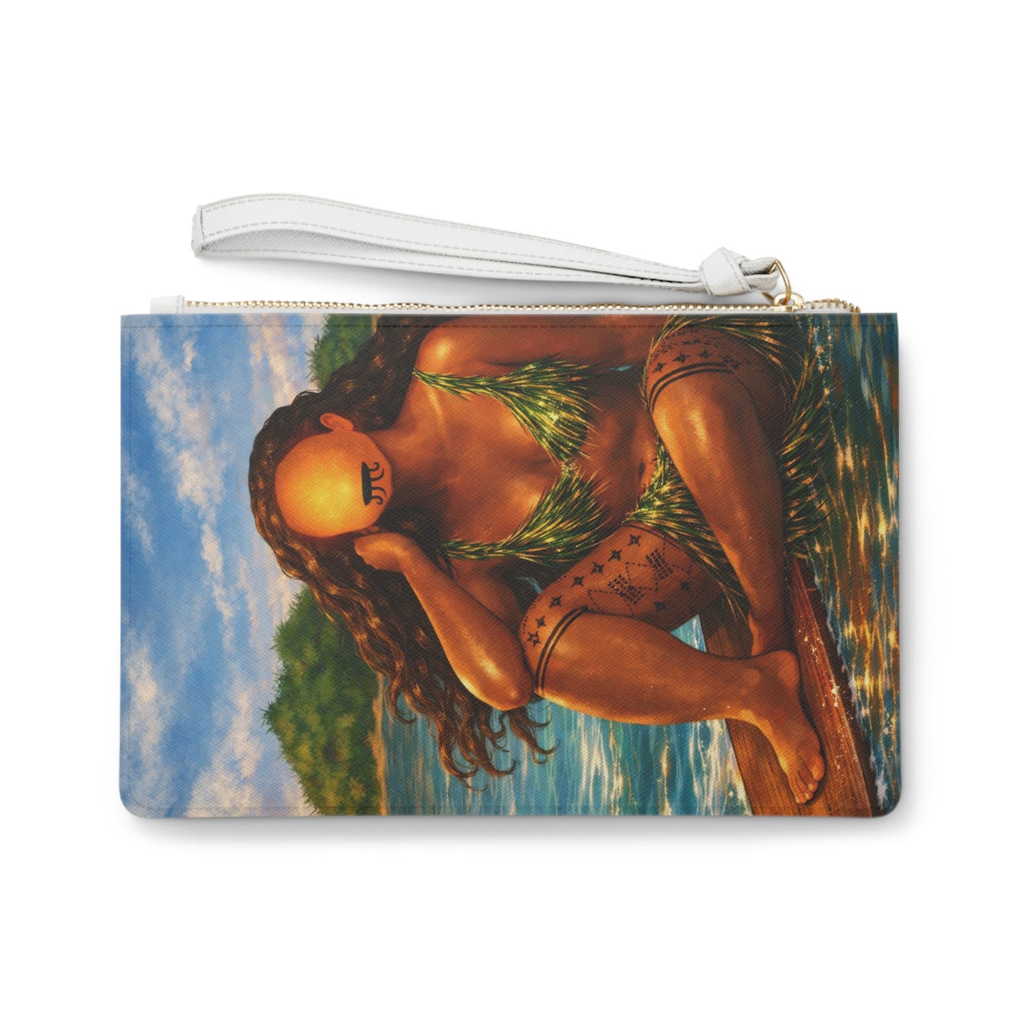 Ancestral Tides Clutch Wristlet