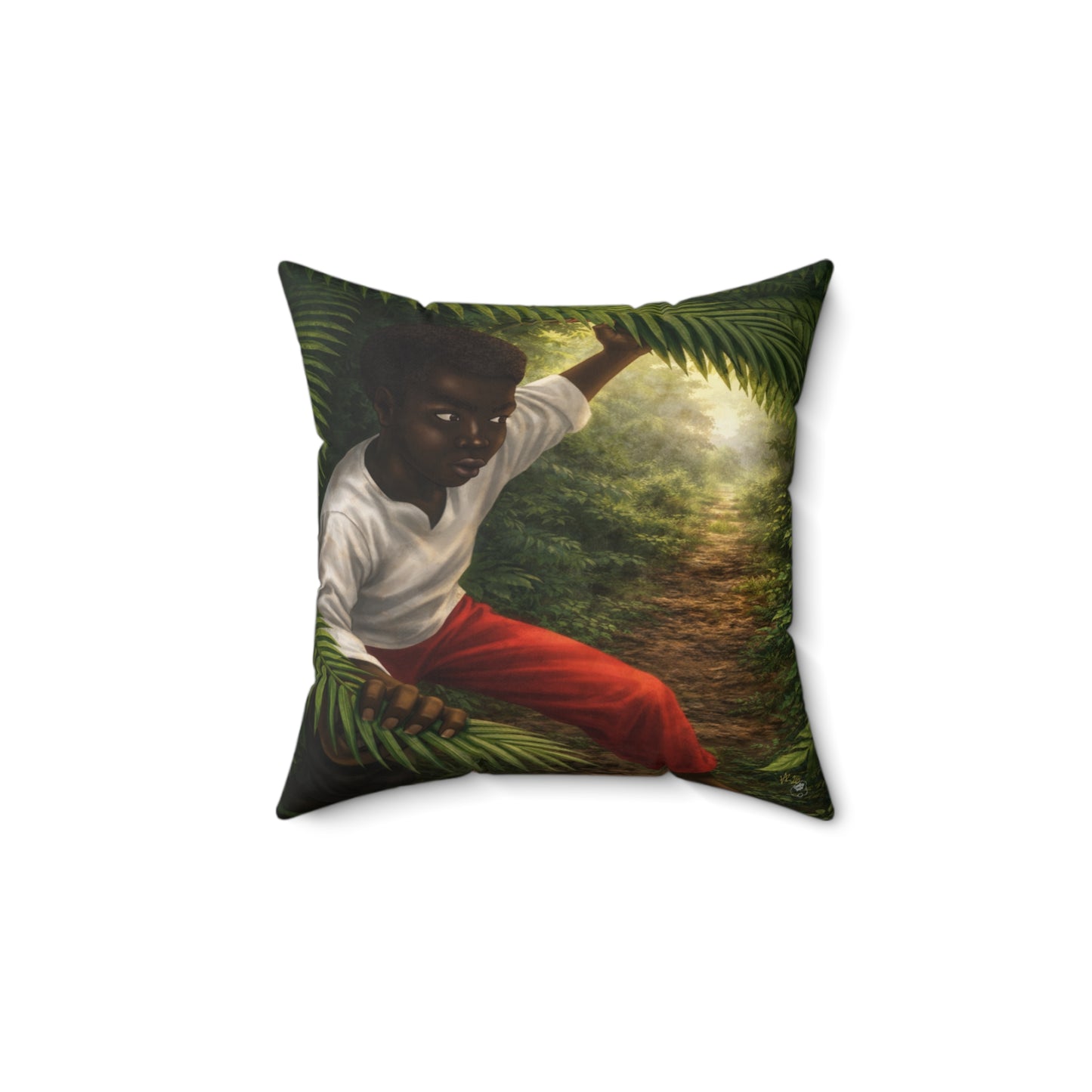 Elegua Throw Pillow