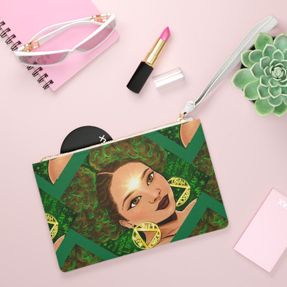 Jazzy Clutch Wristlet