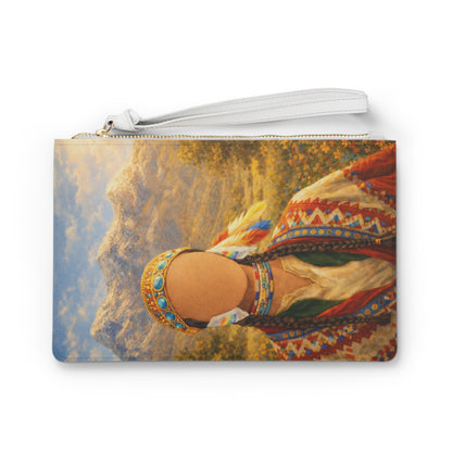 Echo of the Ancients Clutch Wristlet