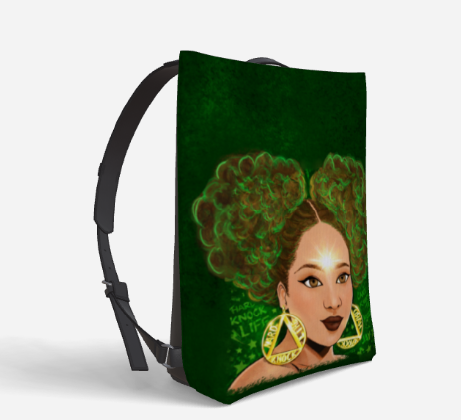 Jazzy Vegan Leather Backpack