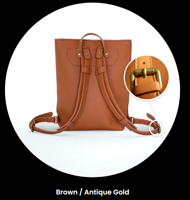 The Keeper Vegan Leather Backpack