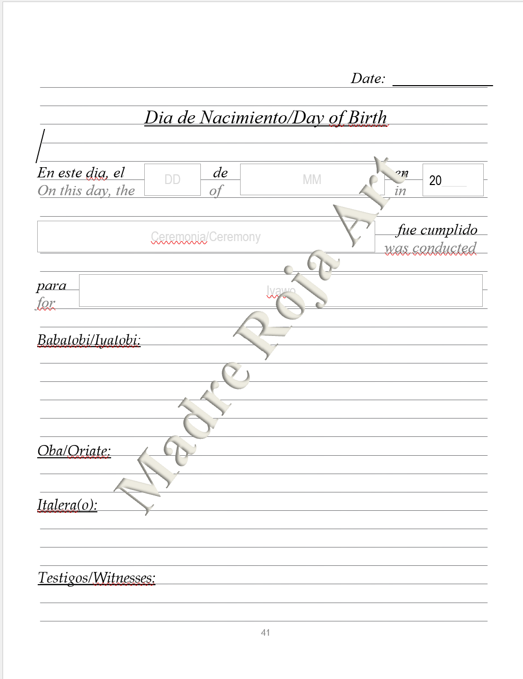 Ogun Kariocha Journal