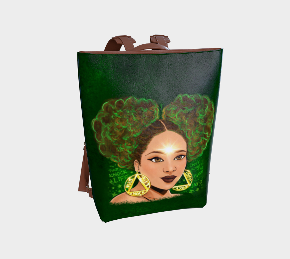 Jazzy Vegan Leather Backpack